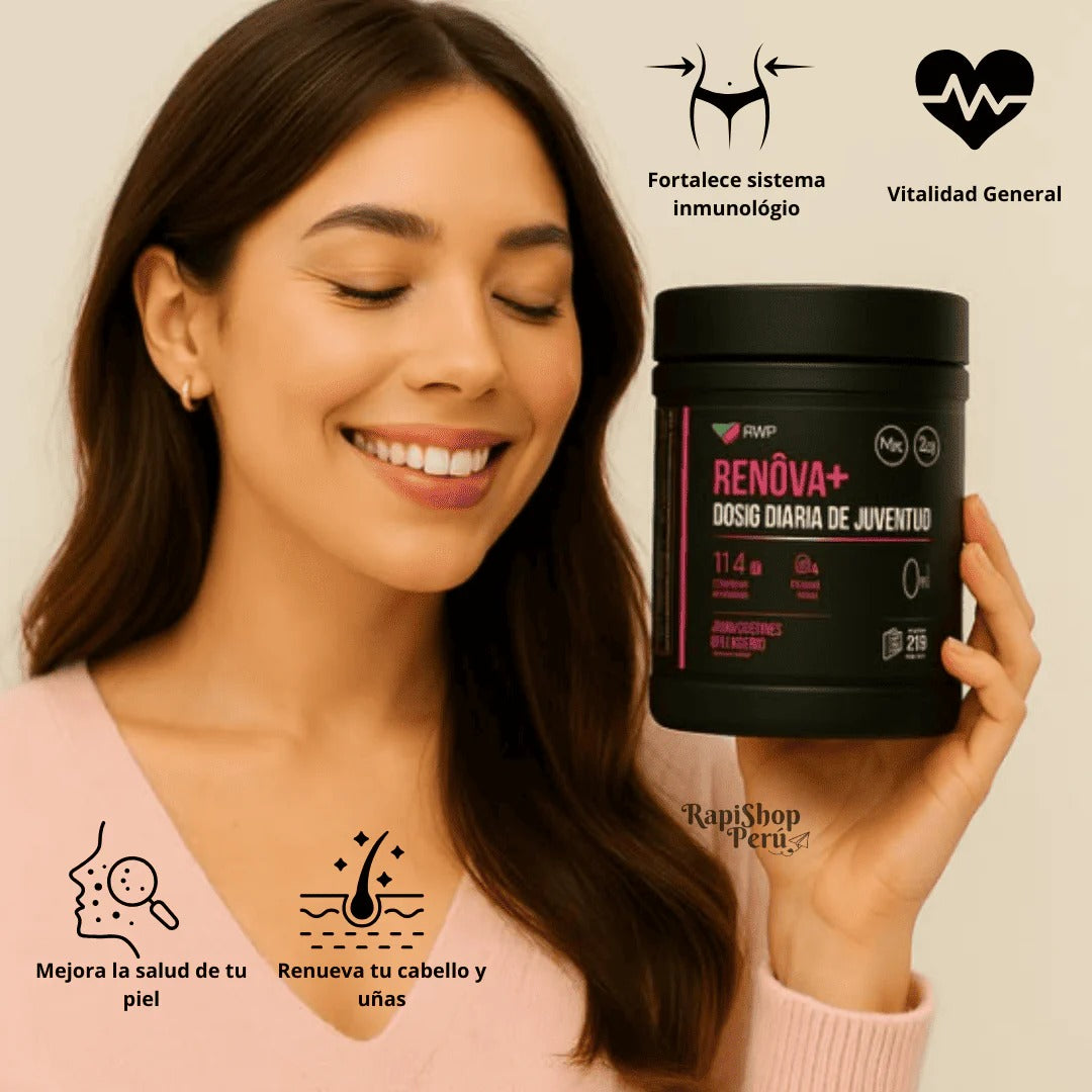 ✨ RENÖVA+ — Tu dosis diaria de juventud y vitalidad ✨