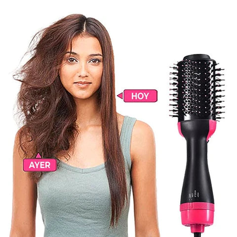 Cepillo 3 en 1 One Step Secador Alisador Moldeador